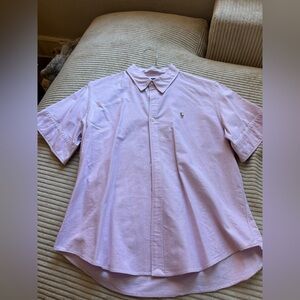Ralph Lauren Light Pink Casual Button Down Shirt